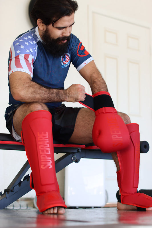 Superare V Series Muay Thai Shin Guards